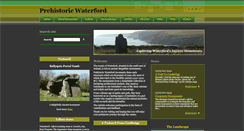Desktop Screenshot of prehistoricwaterford.com